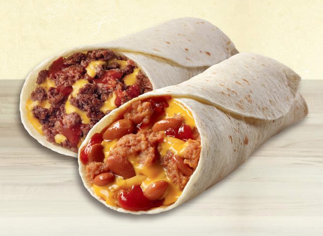 Taco Time Soft Beef Burrito