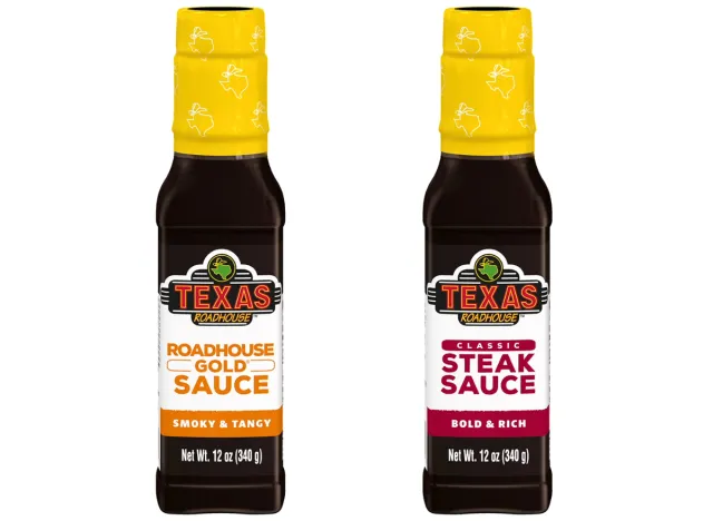 texas roadhouse's roadhouse gold sauce and classic steak sauces