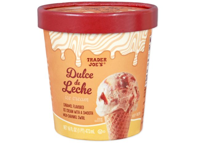 trader joe's dulce de leche ice cream pint