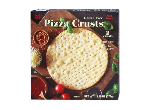 box of Trader Joe's pizza crust