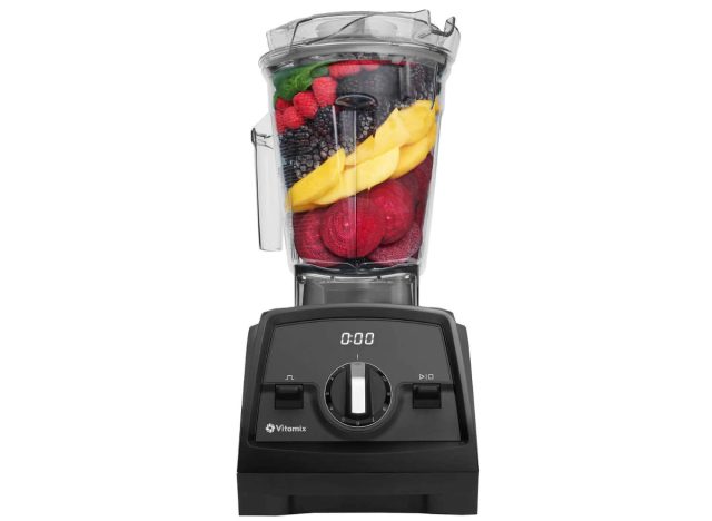 vitamix venturist pro blender filled with fruits and veggies