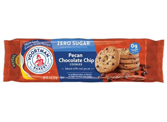 Voortman Zero Sugar Pecan Chocolate Chip Cookies
