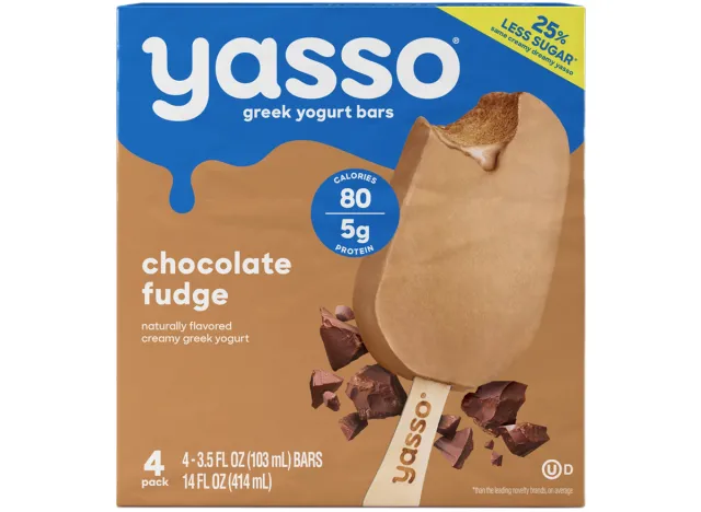 Yasso Frozen Yogurt Bars, Chocolate