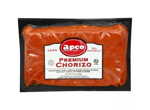 package of Apco Premium Chorizo