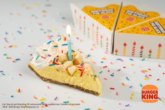 Burger King Birthday Pie Slice