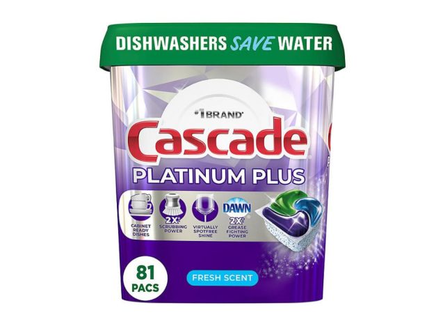 Cascade Platinum Plus Dishwasher Detergent Pacs