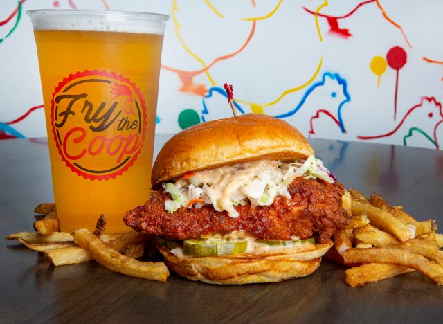 The Nashville Fried Chicken Sandwich at Fry the Coop in Chicago