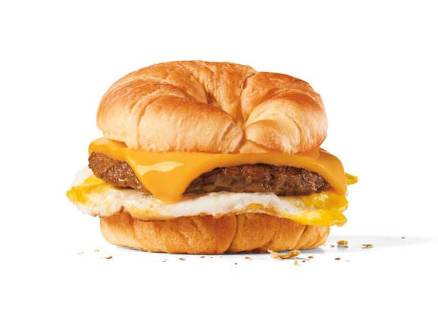 Jack in the Box sausage sandwich