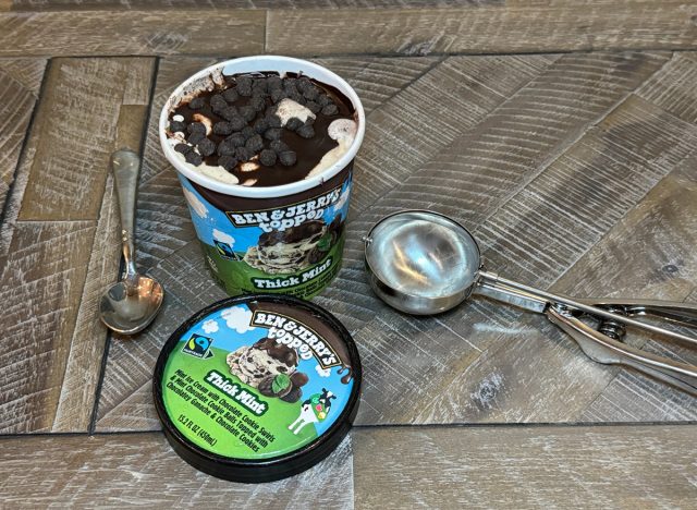 Ben & Jerry's Thick Mint ice cream