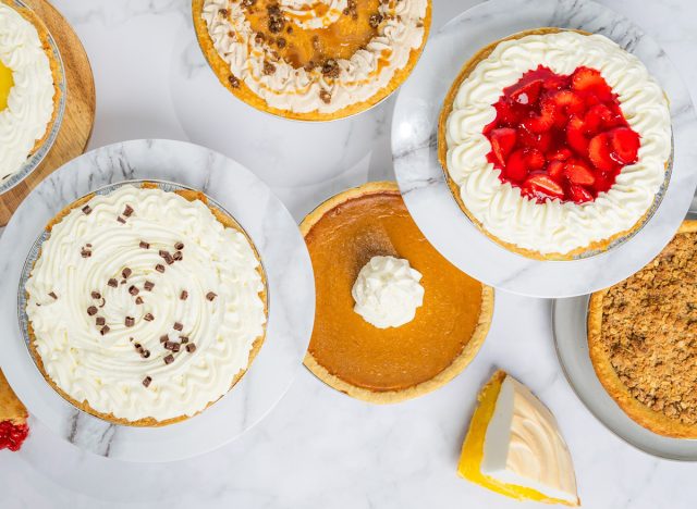 An array of desserts from Polly's Pies restaurant