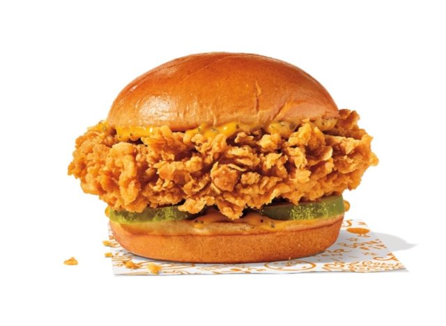 Popeyes Golden BBQ Chicken Sandwich