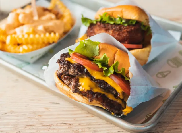 Shake Shack burgers and fries