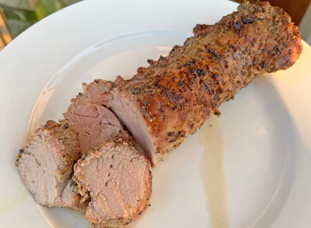 Peppercorn-garlic boneless pork tenderloin from Trader Joe's