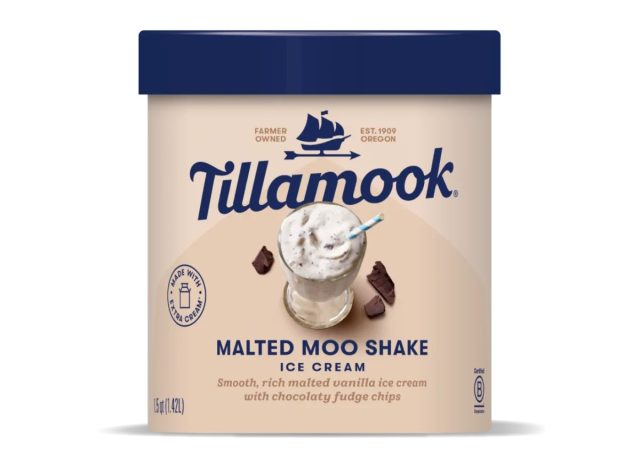 carton of Tillamook Melted Moo Shake Ice Cream