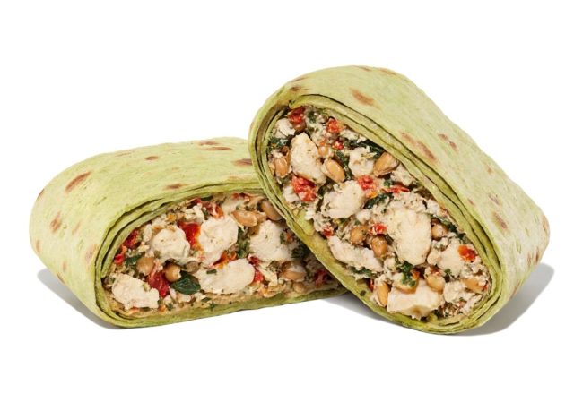 dunkin' green goddess wrap