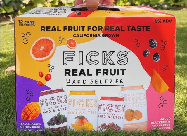 FICKS real fruit hard seltzers