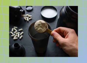concept of fitness supplements