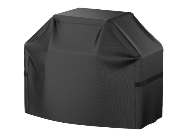 a black grill cover