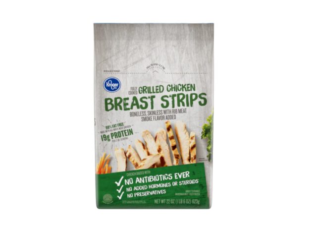 grilled chicken breast strips