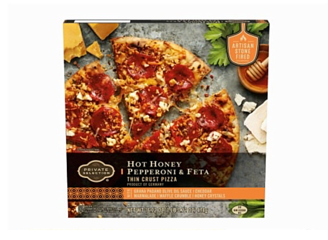 private selection hot honey pepperoni pizza box