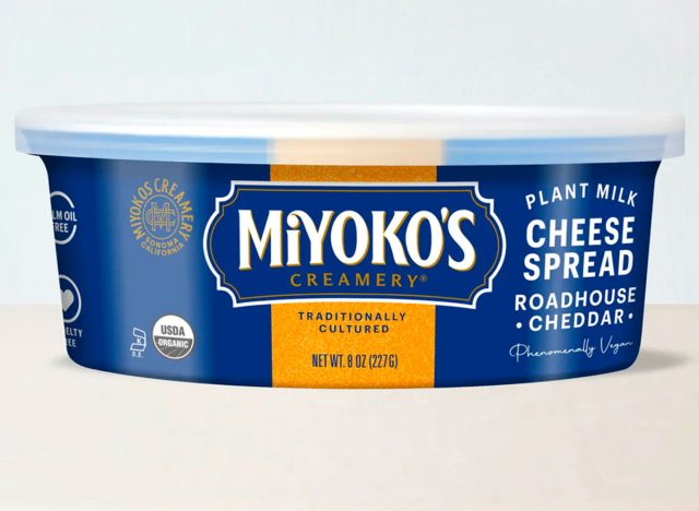 Miyoko's Creamery Plant-Based Roadhouse Cheddar Cheese Spread