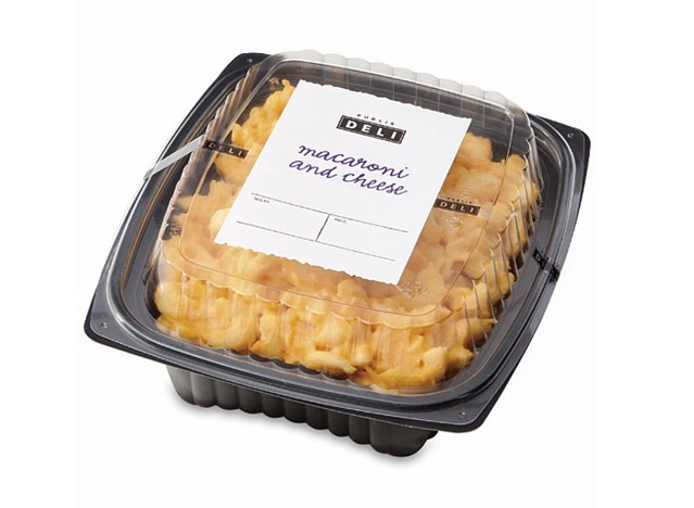 a container of macaroni and cheese