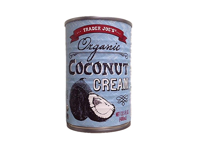a can of coconut cream