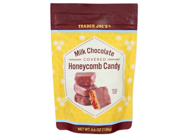 trader joe's milk chocolate covered honeycomb candy