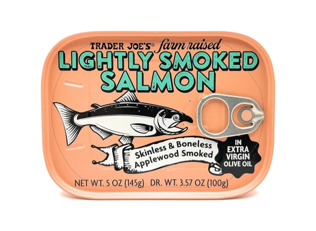 Trader Joe's can of smoked salmon