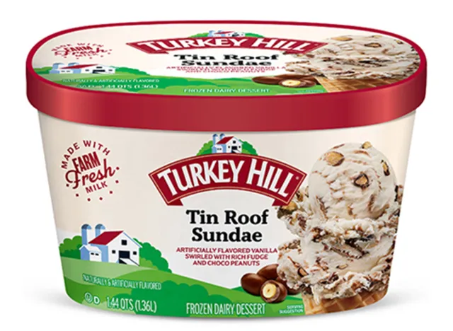 Turkey Hill Tin Roof Sundae Ice Cream