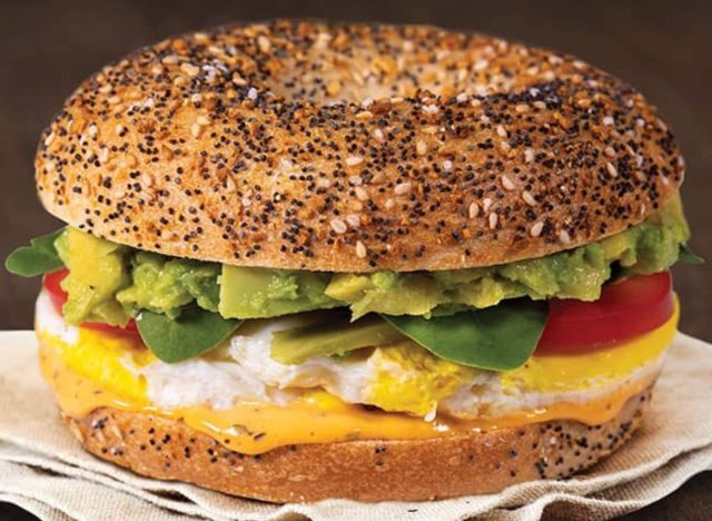 Garden avocado sandwich from Einstein Bros.