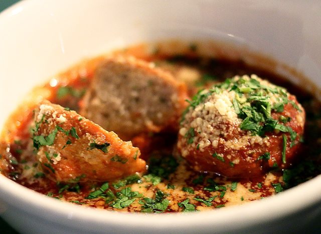 Calamari meatballs at the Daily Catch