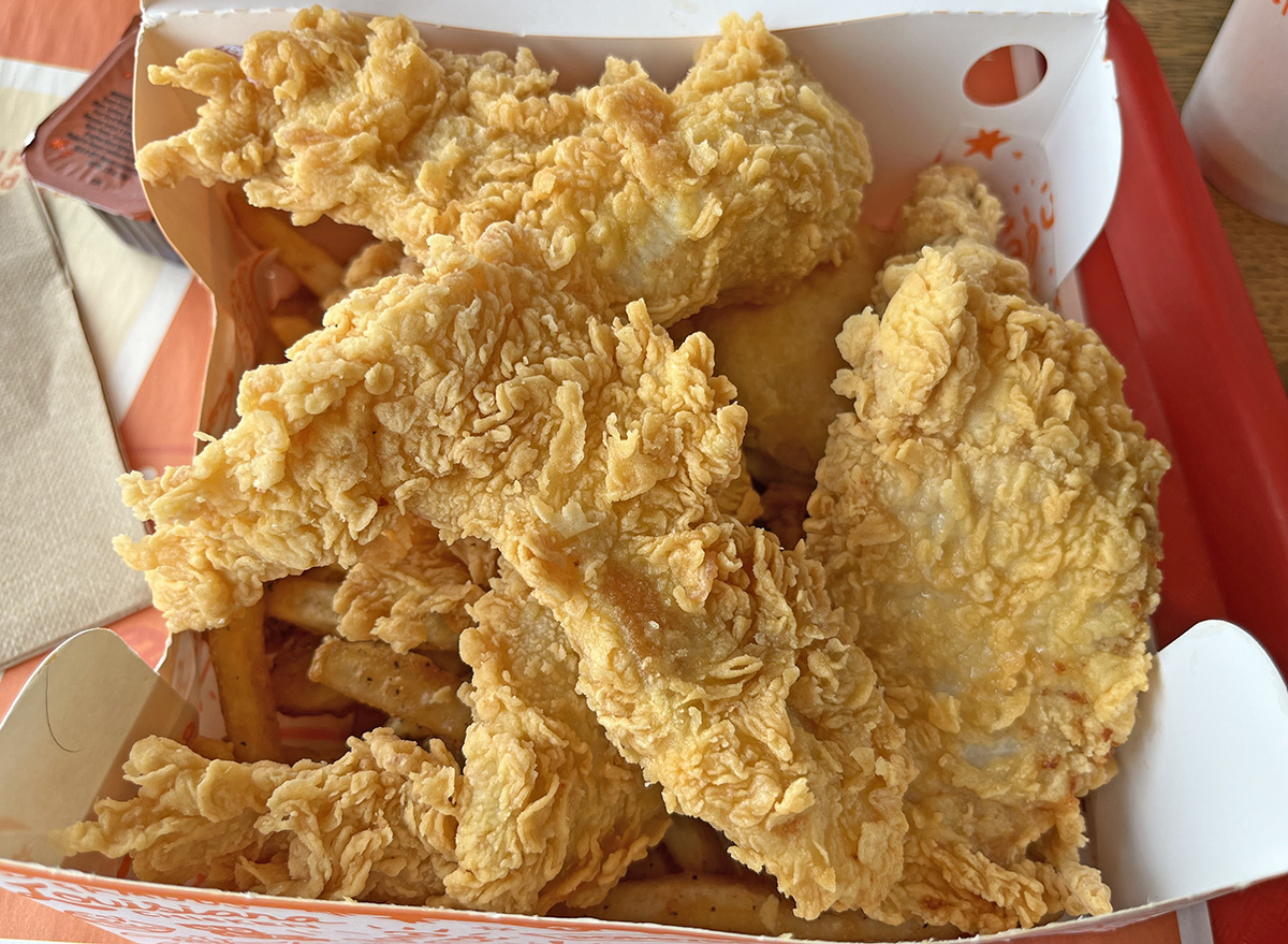 Raising Cane's vs. Popeyes Chicken Tenders Taste Test