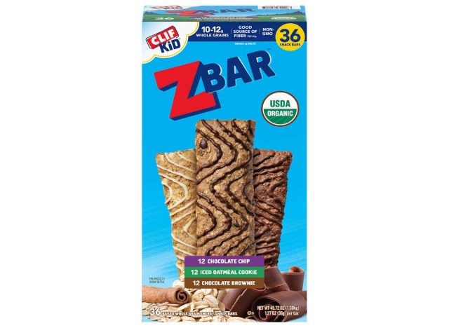 clif kid zbar organic granola bar variety pack