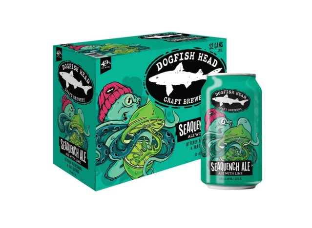 dogfish head sea quench ale box and can