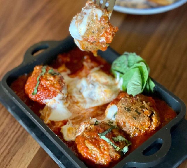 giorgio's meatballs from timpano restaurant in florida