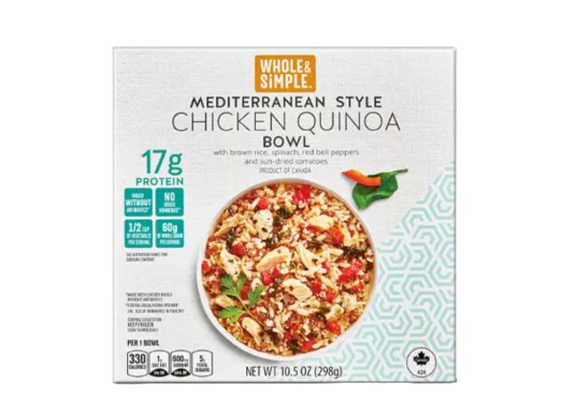 chicken quinoa bowl
