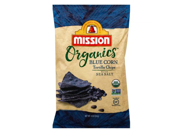 Mission Organics Blue Corn Tortilla Chips 
