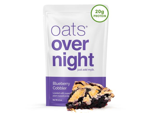 Blueberry Cobbler Oats Overnight