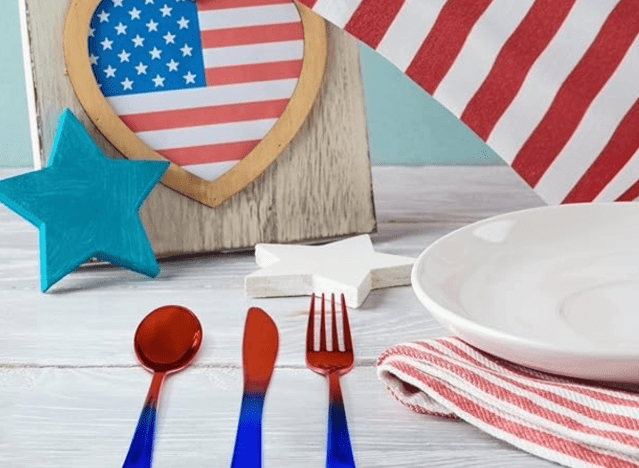patriotic silverware