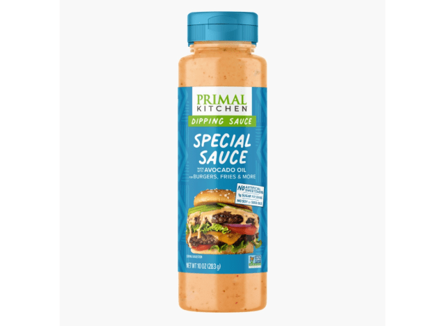 a bottle of primal kitchen special sauce