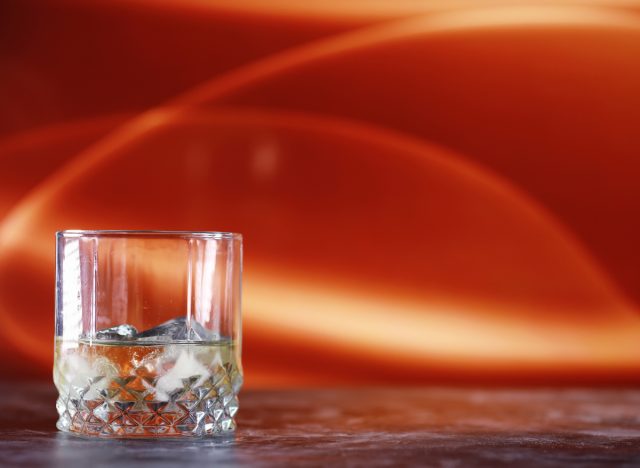 tequila on the rocks