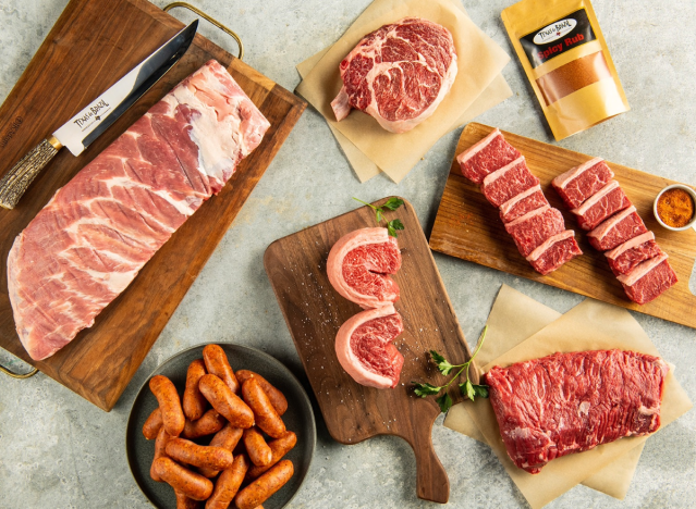 assorted butcher shop offerings from texas de brazil