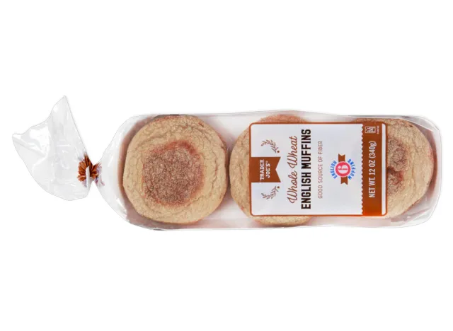 Trader Joe's Whole Wheat English Muffin
