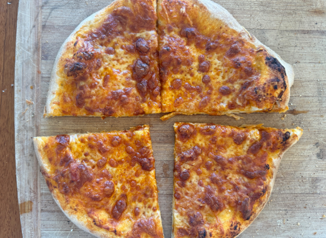a pizza made from birritellas pizza dough