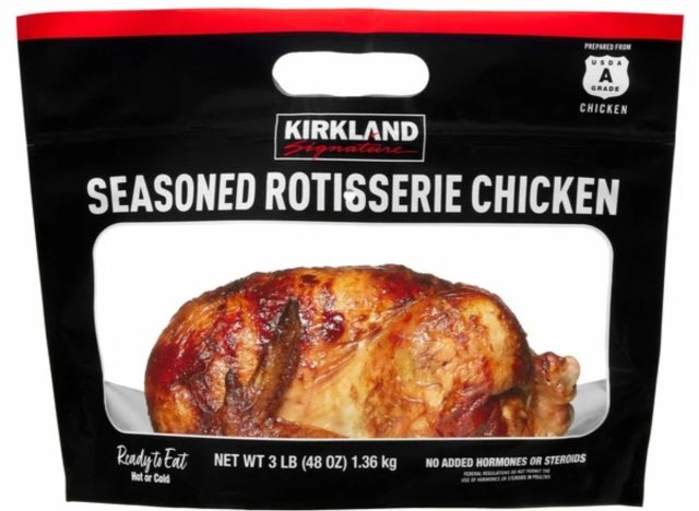 krikland signature seasoned rotisserie chicken