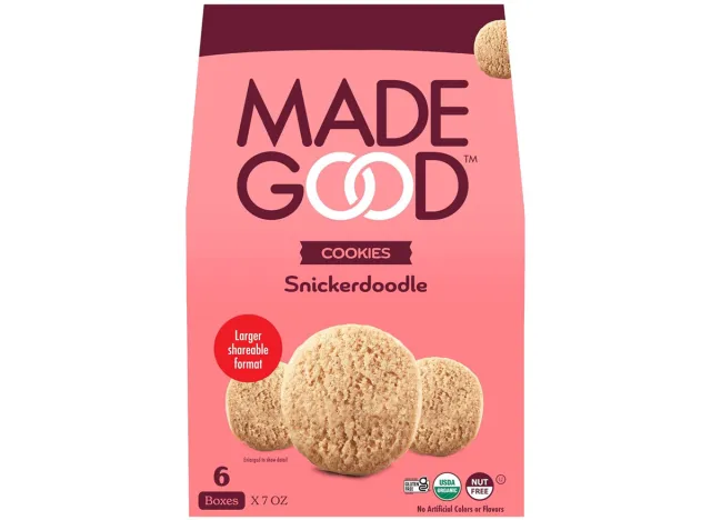 MadeGood Snickerdoodle Cookies