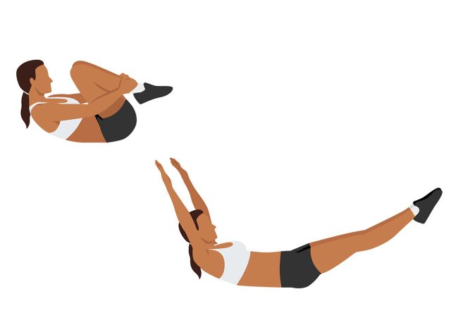 Pilates - Double Leg Stretch