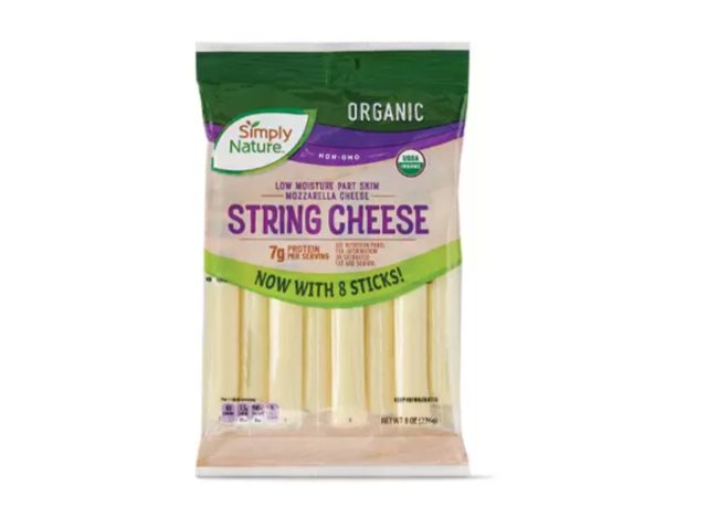 simply nature string cheese