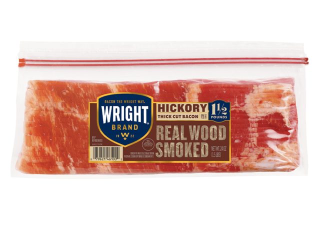 Wright Thick Sliced Hickory Smoked Bacon